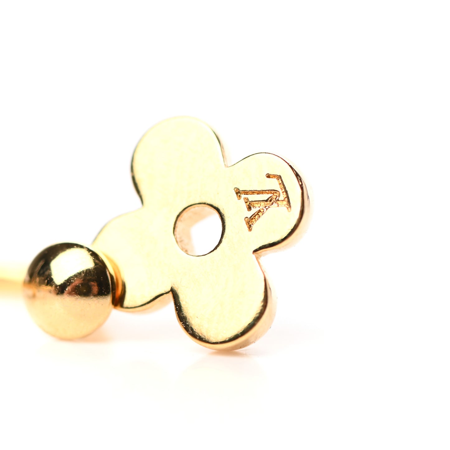 Brass Blooming Earrings Gold