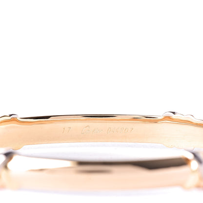 Cartier 18K Pink Yellow White Gold Trinity LOVE Bracelet 17 4 of 6
