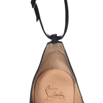 Christian Louboutin Suede Maillot 160 Pumps 38 Black 14 of 19