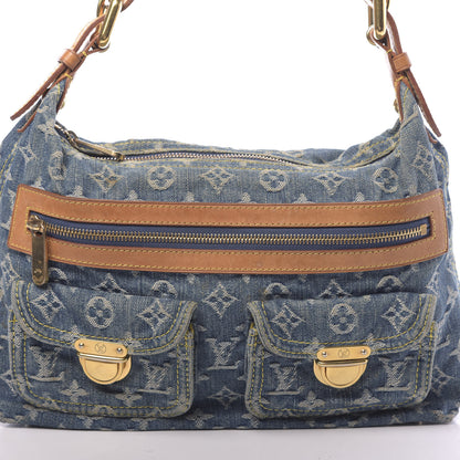Louis Vuitton Monogram Denim Baggy PM Blue 9 of 16