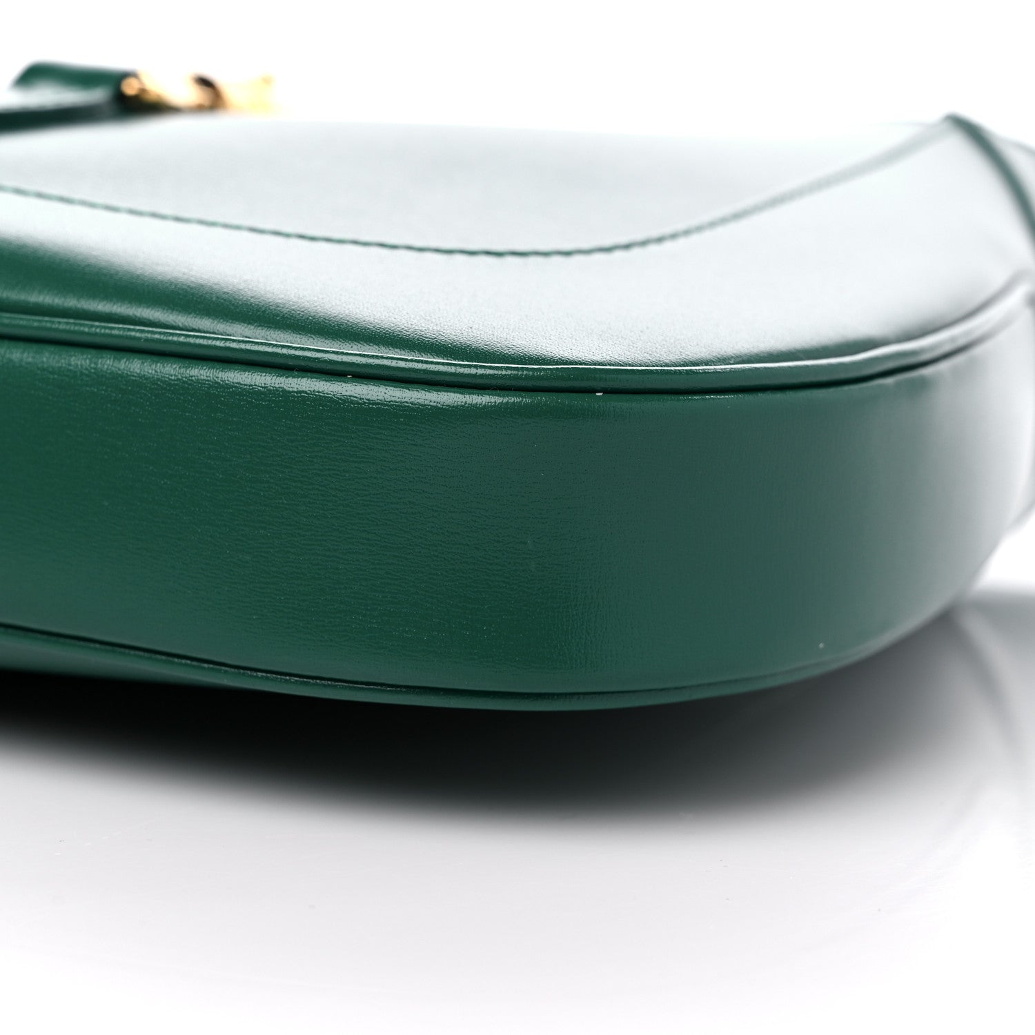 Gucci Boarded Dyana Lux Calfskin Small Jackie 1961 Hobo Emerald 9 of 10