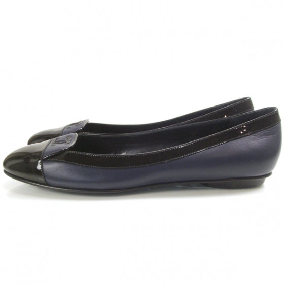 Patent Classic CC Flats 40 Navy/Black