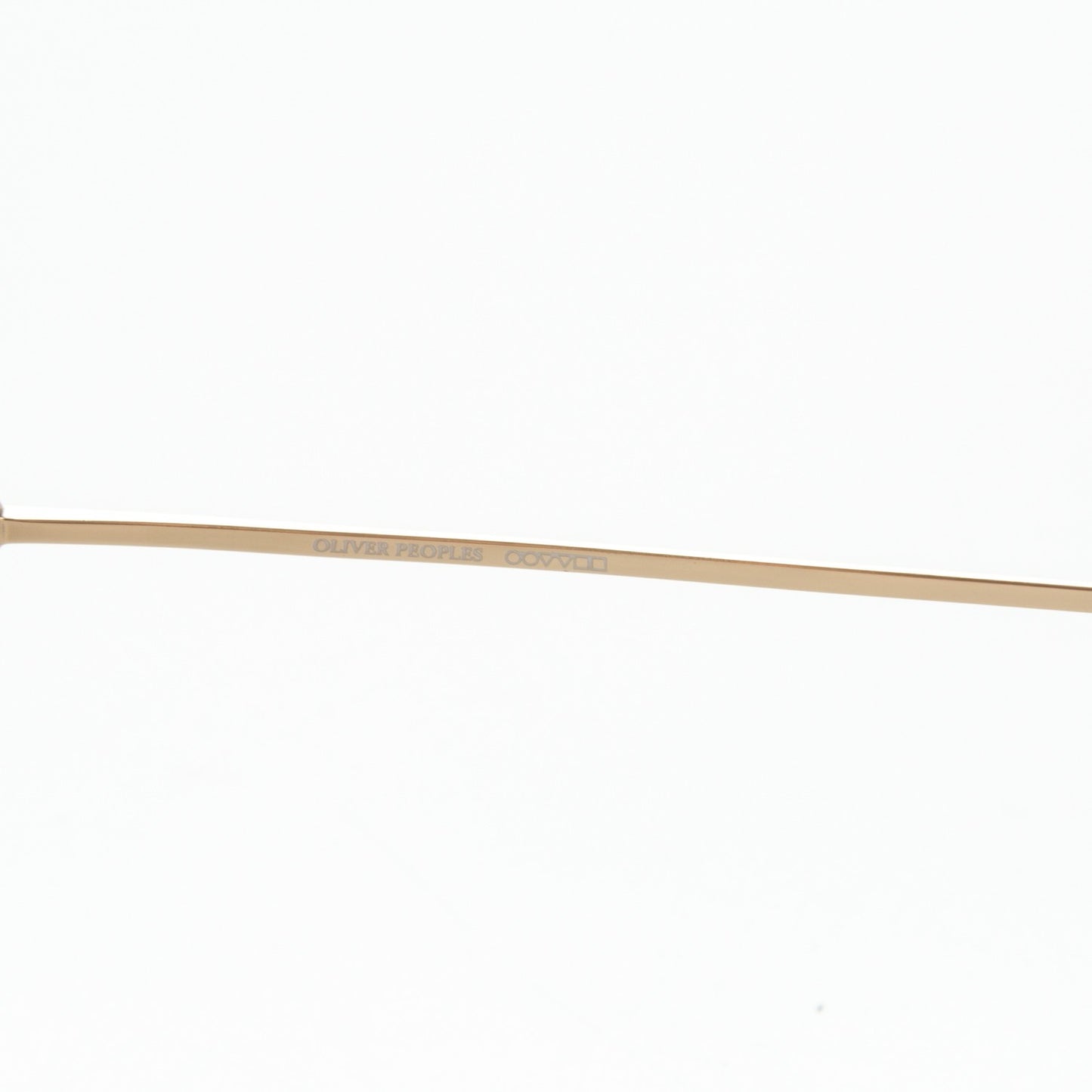 Titanium Elsie Aviator Sunglasses Gold