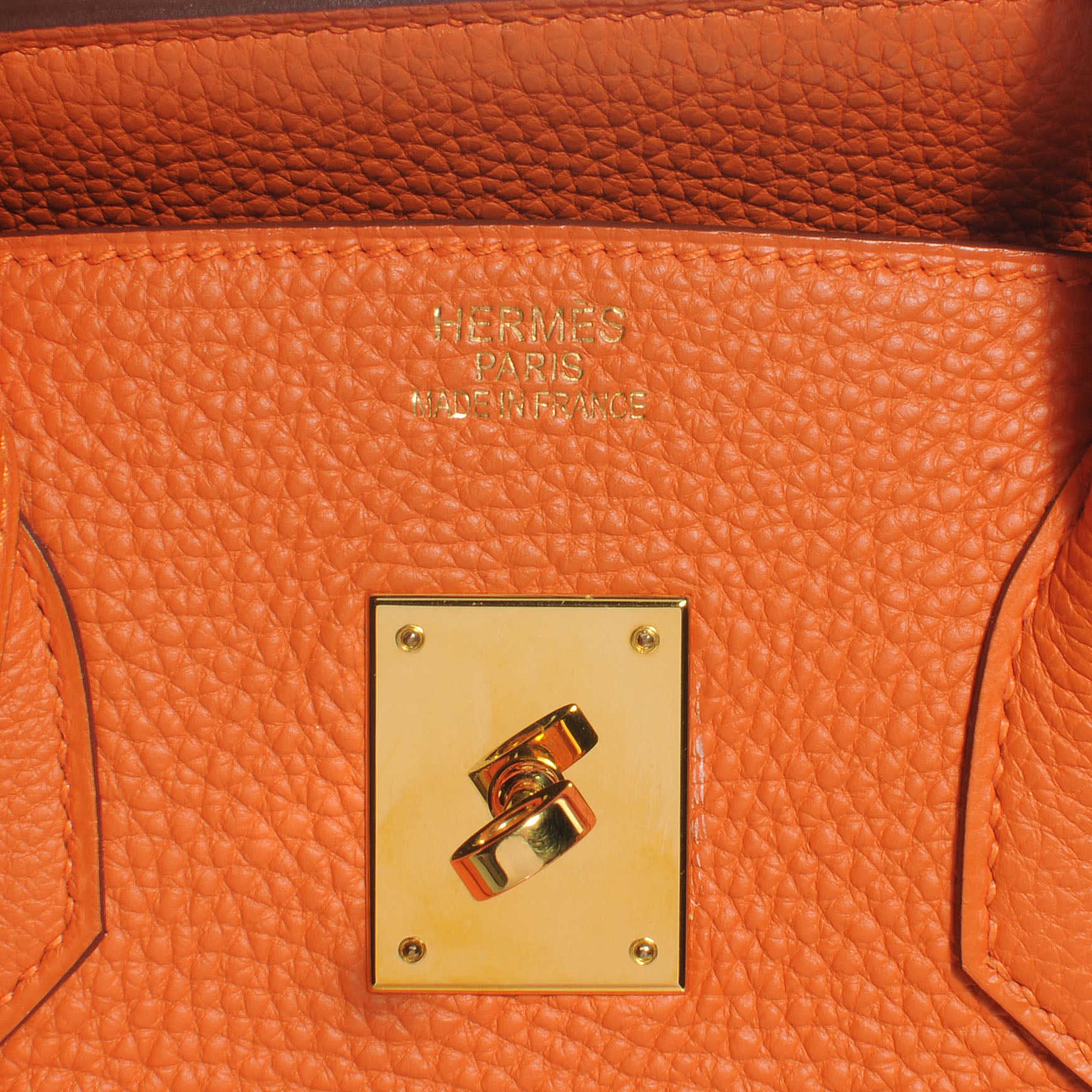 Hermes Togo Birkin 35 Orange 6 of 9