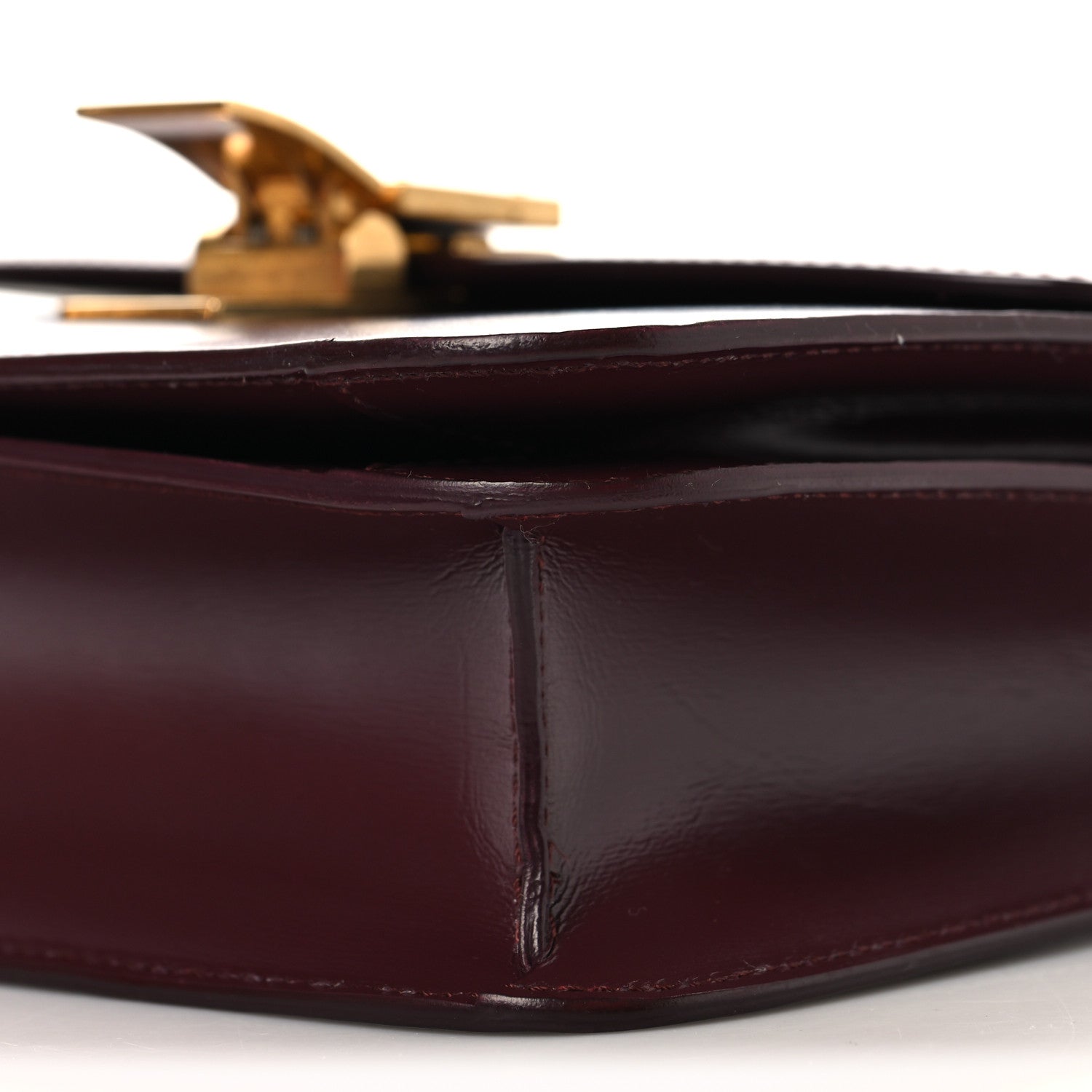 Celine Box Calfskin Teen Classic Box Flap Bag Burgundy 10 of 10