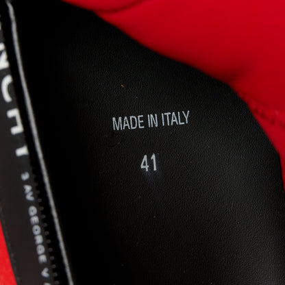 Givenchy Calfskin Spectre Low Runners Sneakers 41 Red Black 9 of 9