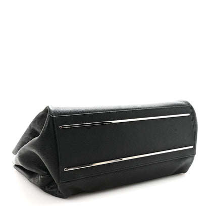 Balenciaga Calfskin Le Dix Soft Cabas M Shoulder Bag Black 5 of 11