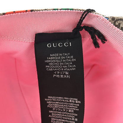 Gucci GG Supreme Monogram Strawberry Baseball Hat L Beige 7 of 8