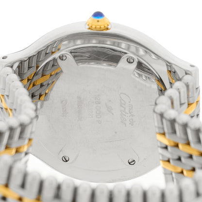 Cartier Stainless Steel 18K Yellow Gold 35mm Must De 21 Bullet Link Quartz Watch 4 of 4