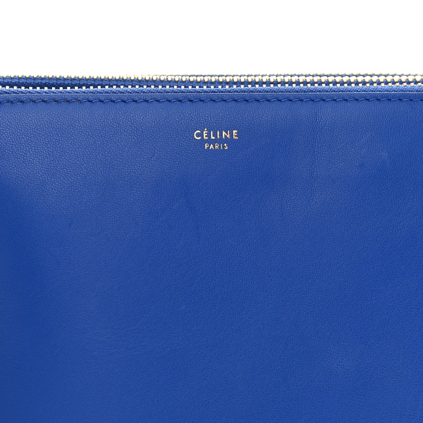Lambskin Trio Crossbody Bag Electric Blue