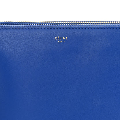 Celine Lambskin Trio Crossbody Bag Electric Blue 9 of 11