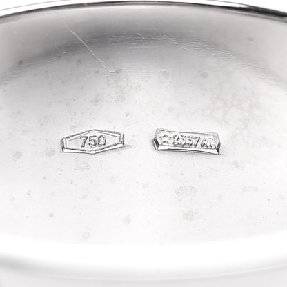 Gucci 18K White Gold 9mm Icon Band Ring 52 6 4 of 6
