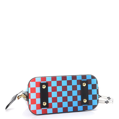 Louis Vuitton Epi Damier Race Alma BB Blue Vert 5 of 12