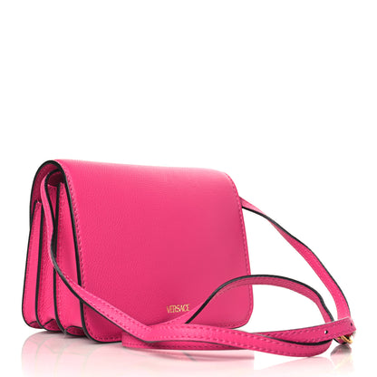 Versace Grained Calfskin La Medusa Shoulder Bag Pink Lilac 3 of 8