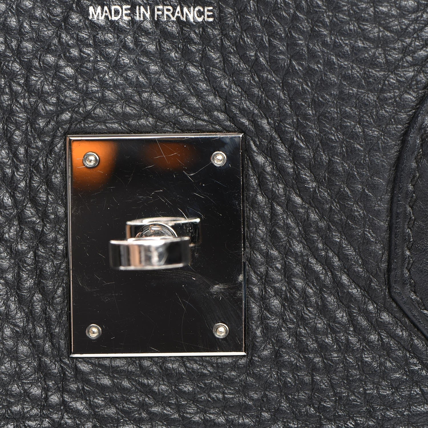 Hermes Taurillon Clemence Birkin 35 Black 14 of 26