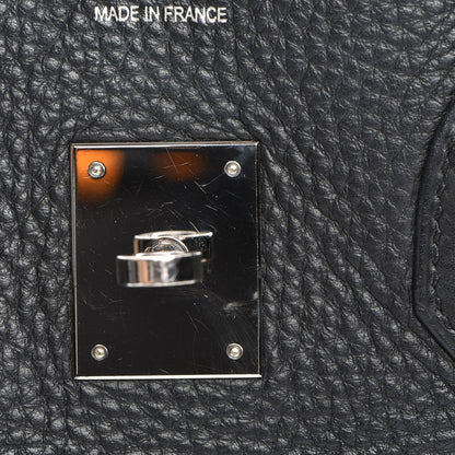 Hermes Taurillon Clemence Birkin 35 Black 14 of 26
