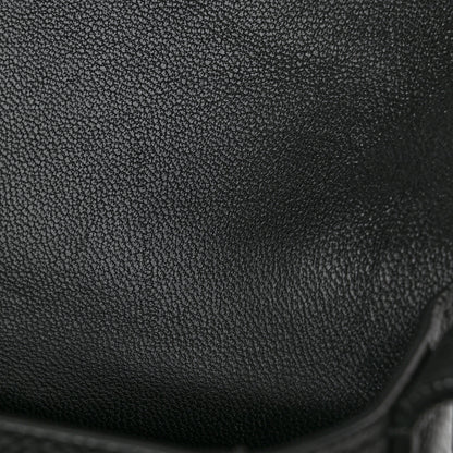 Celine Grained Calfskin Medium Trotteur Black 12 of 13