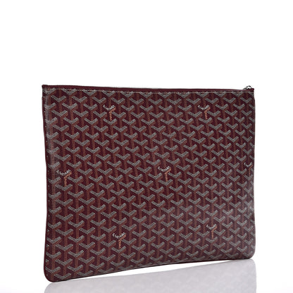 Goyard Goyardine Senat Pochette GM Burgundy 3 of 6
