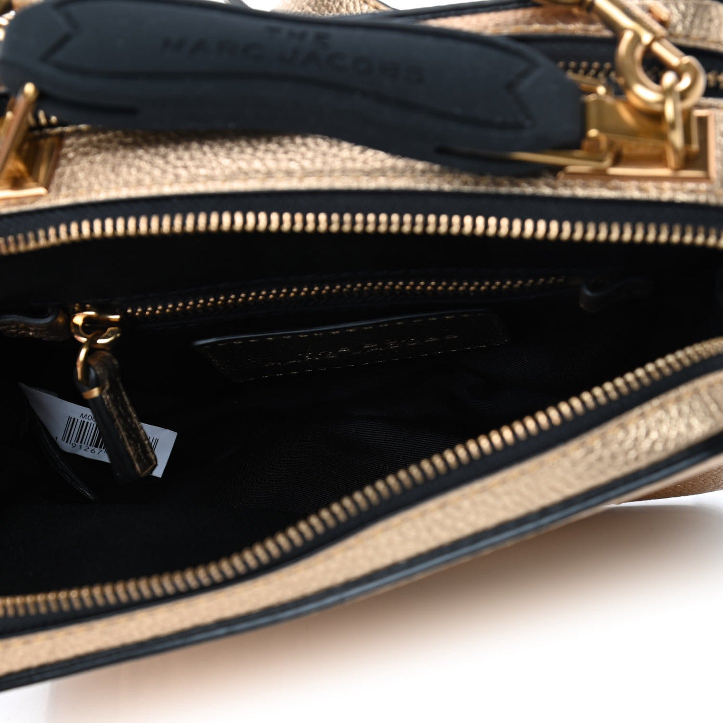 Metallic Calfskin The Box 20 Crossbody Gold