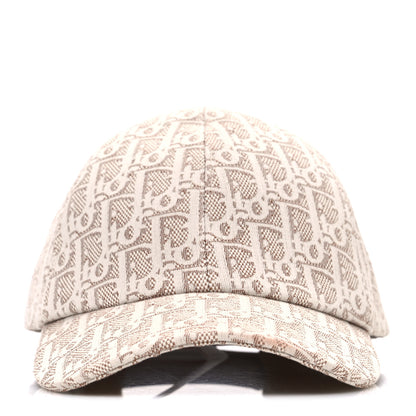 Christian Dior Cotton Oblique Jacquard Baseball Cap 58 Beige 3 of 9