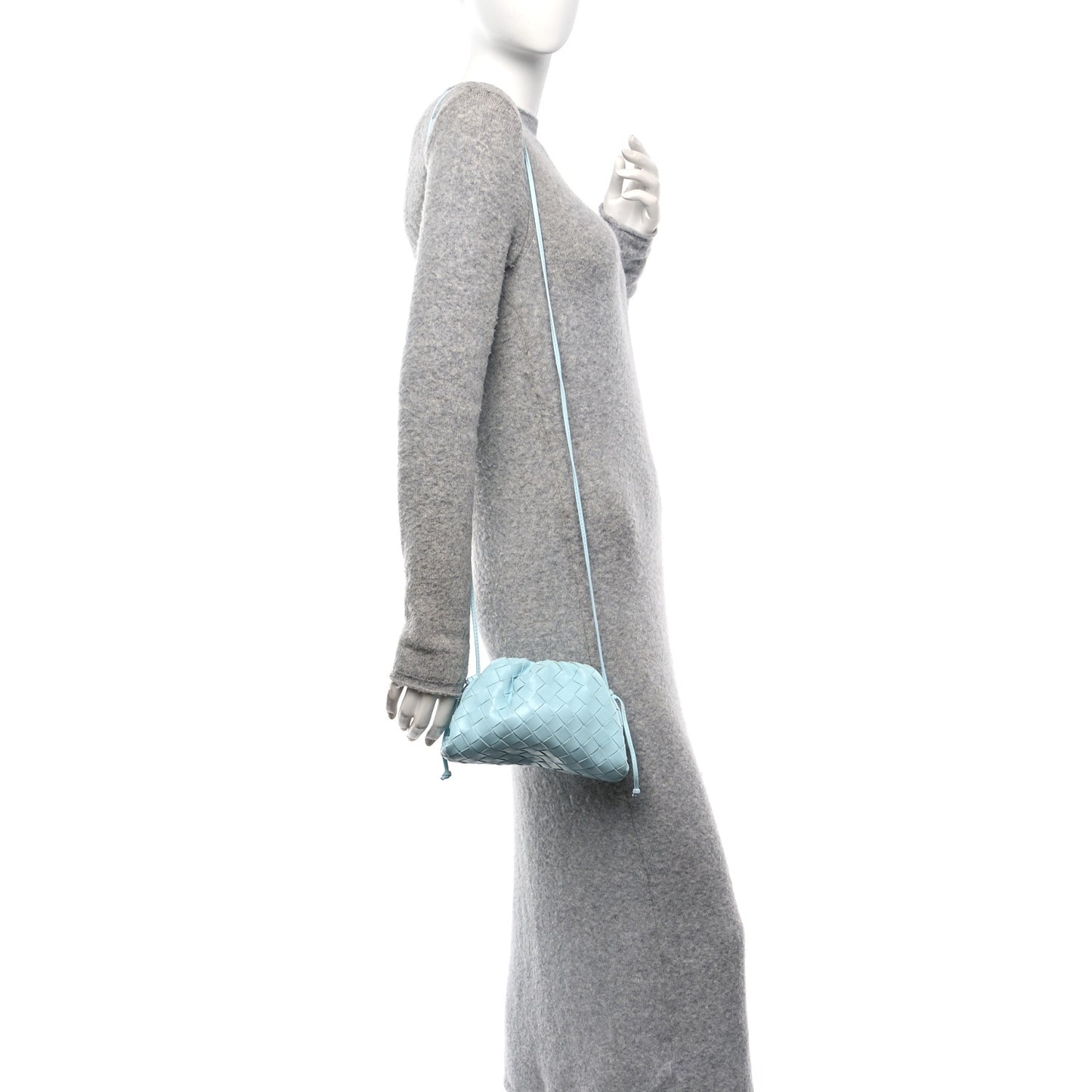 Nappa Intrecciato The Mini Pouch Ice