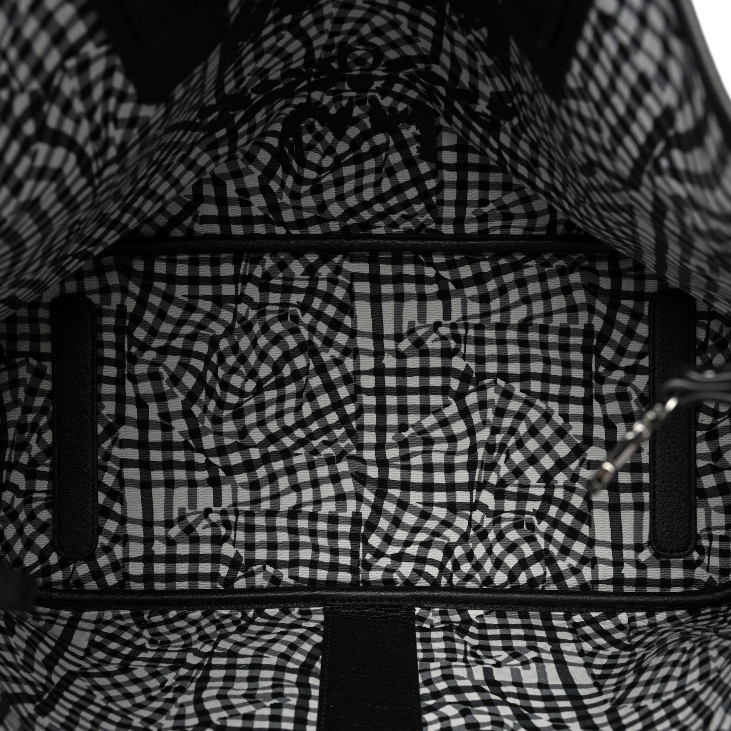 MCM Visetos Medium Liz Reversible Shopper Tote Black 8 of 12