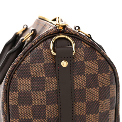Louis Vuitton Damier Ebene Speedy Bandouliere 25 10 of 10