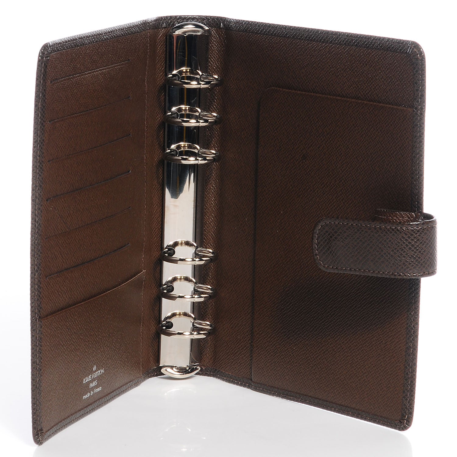Louis Vuitton Taiga Medium Ring Agenda Grizzli 6 of 8