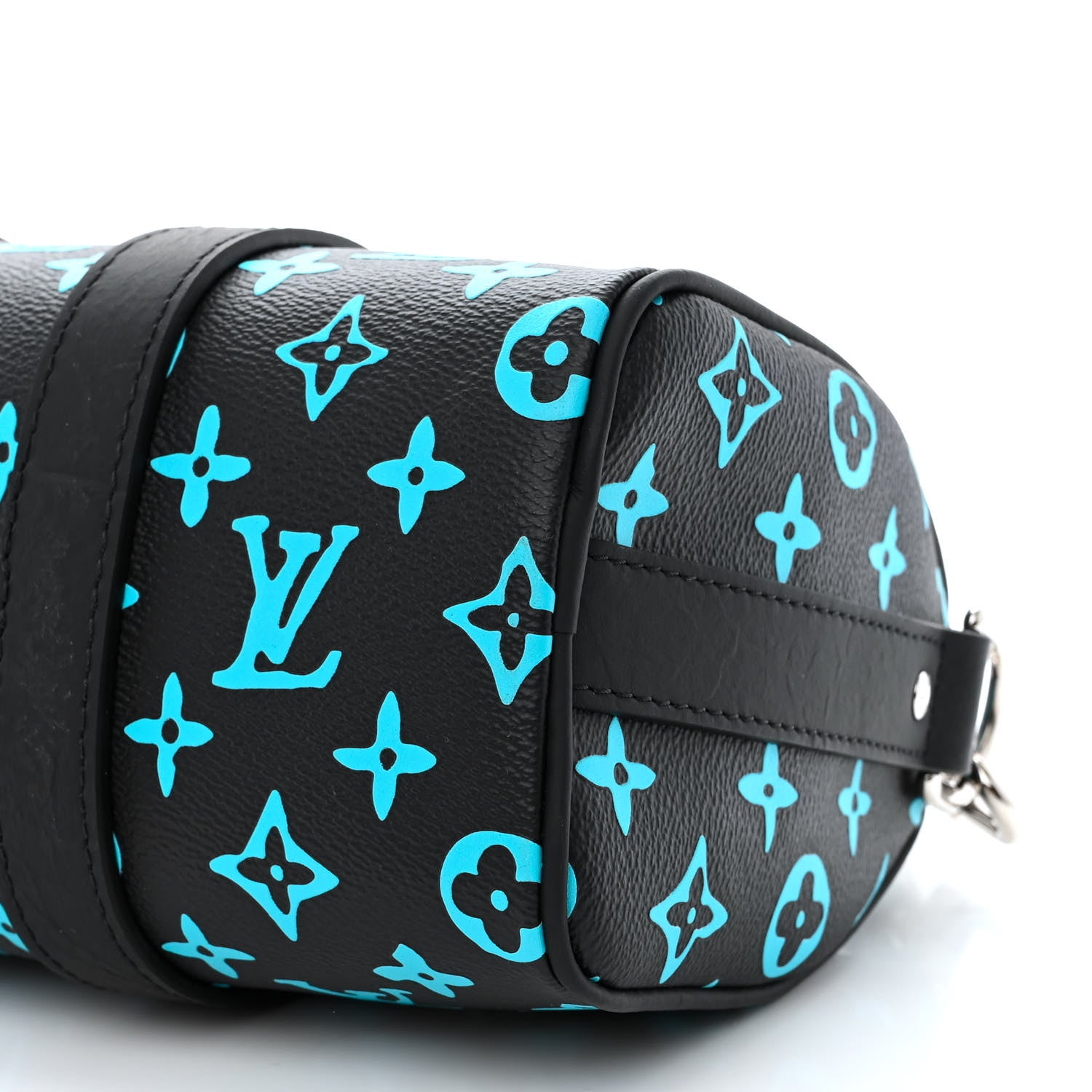 Louis Vuitton Monogram Playground Keepall Bandouliere 25 Black 9 of 10