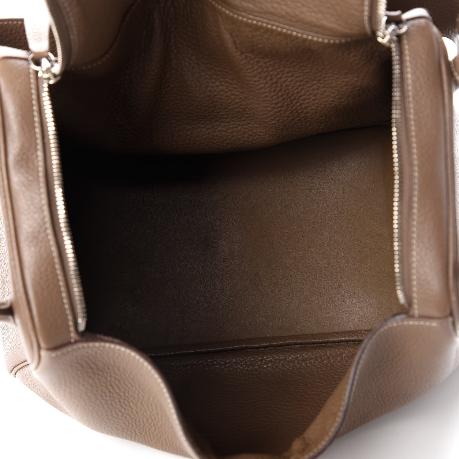 Hermes Taurillon Clemence Lindy 34 Etoupe 5 of 10