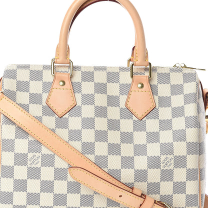 Louis Vuitton Damier Azur Speedy Bandouliere 25 6 of 9
