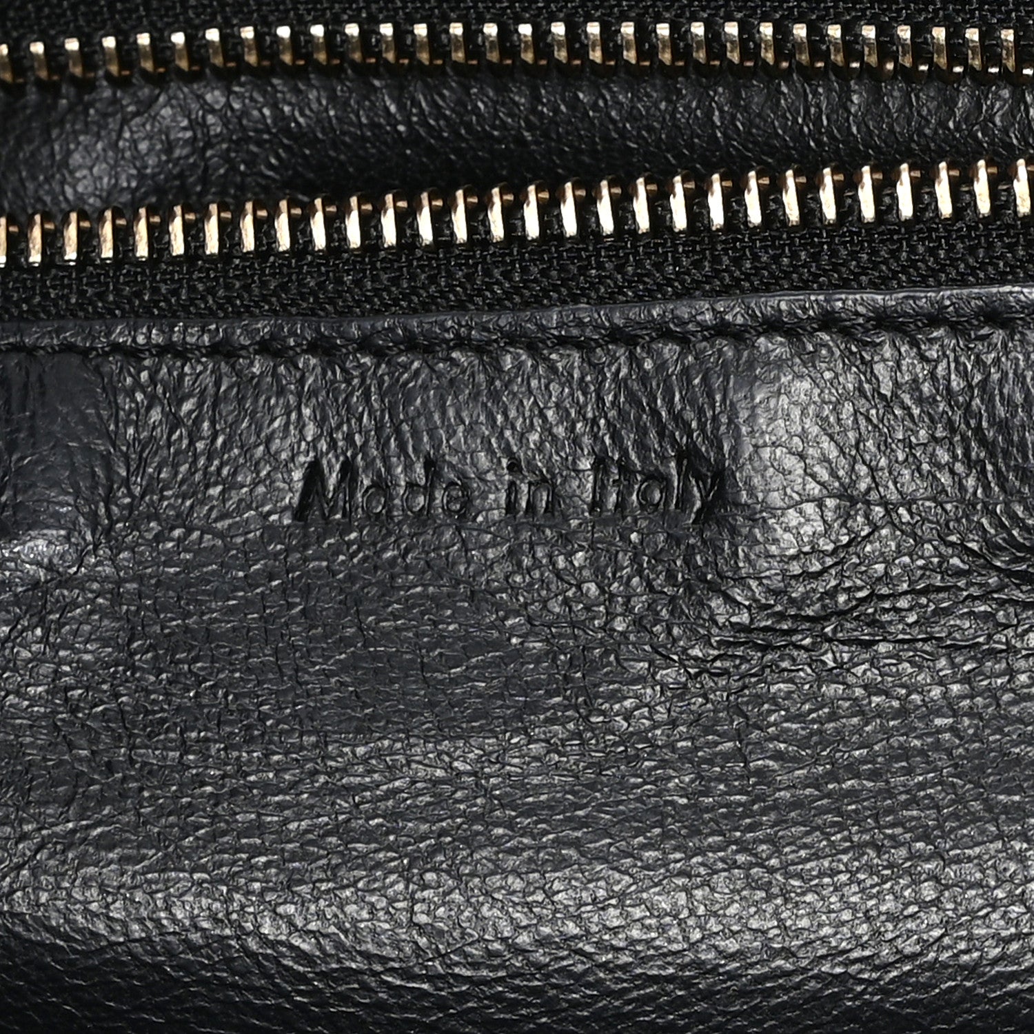 Celine Calfskin Denim Mini Luggage Black Navy 6 of 12