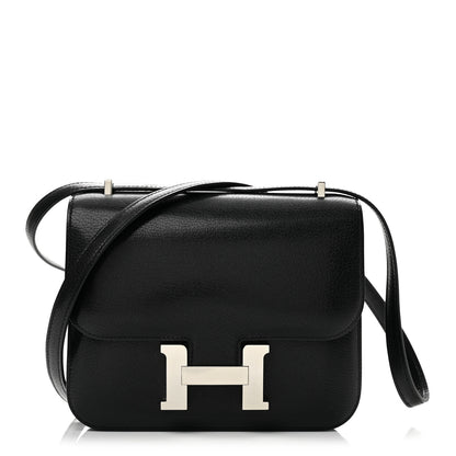 Hermes Chevre Chamkila Constance 18 Black 1 of 13