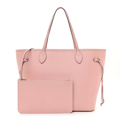 Louis Vuitton Epi Neverfull MM Rose Ballerine 1 of 10