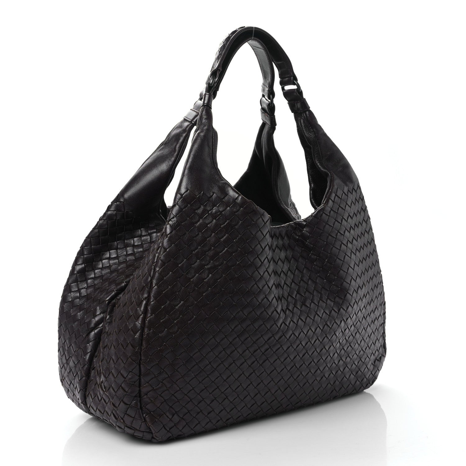 Bottega Veneta Nappa Intrecciato Large Campana Ebano 4 of 9