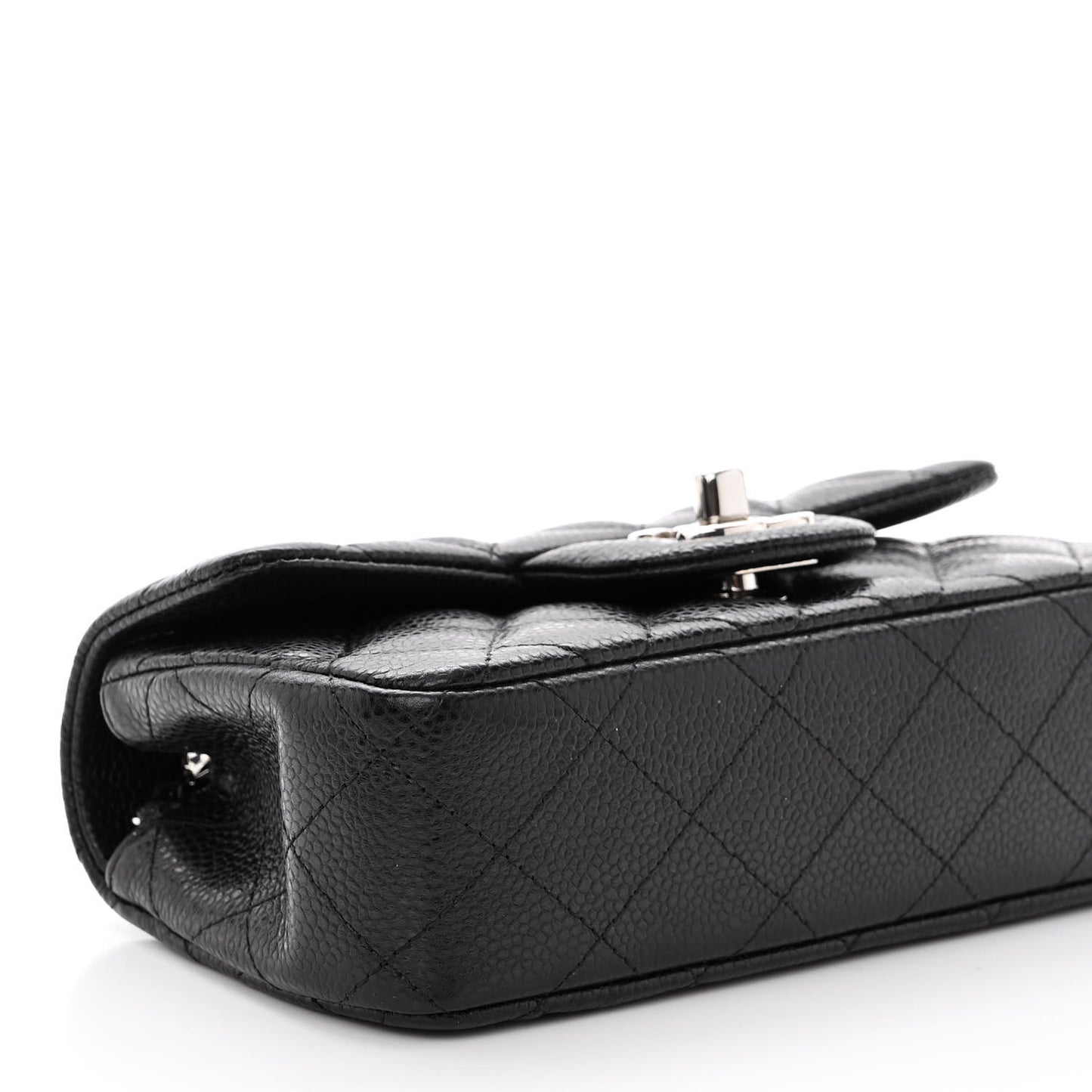 Caviar Quilted Extra Mini Flap Black