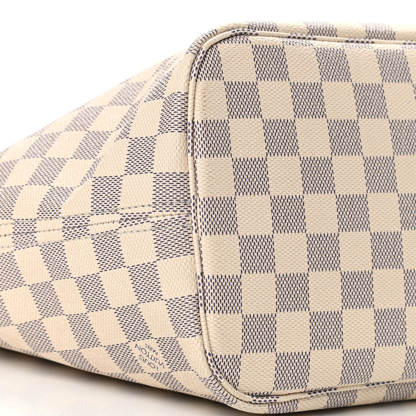 Damier Azur Neo Neverfull MM Rose Ballerine