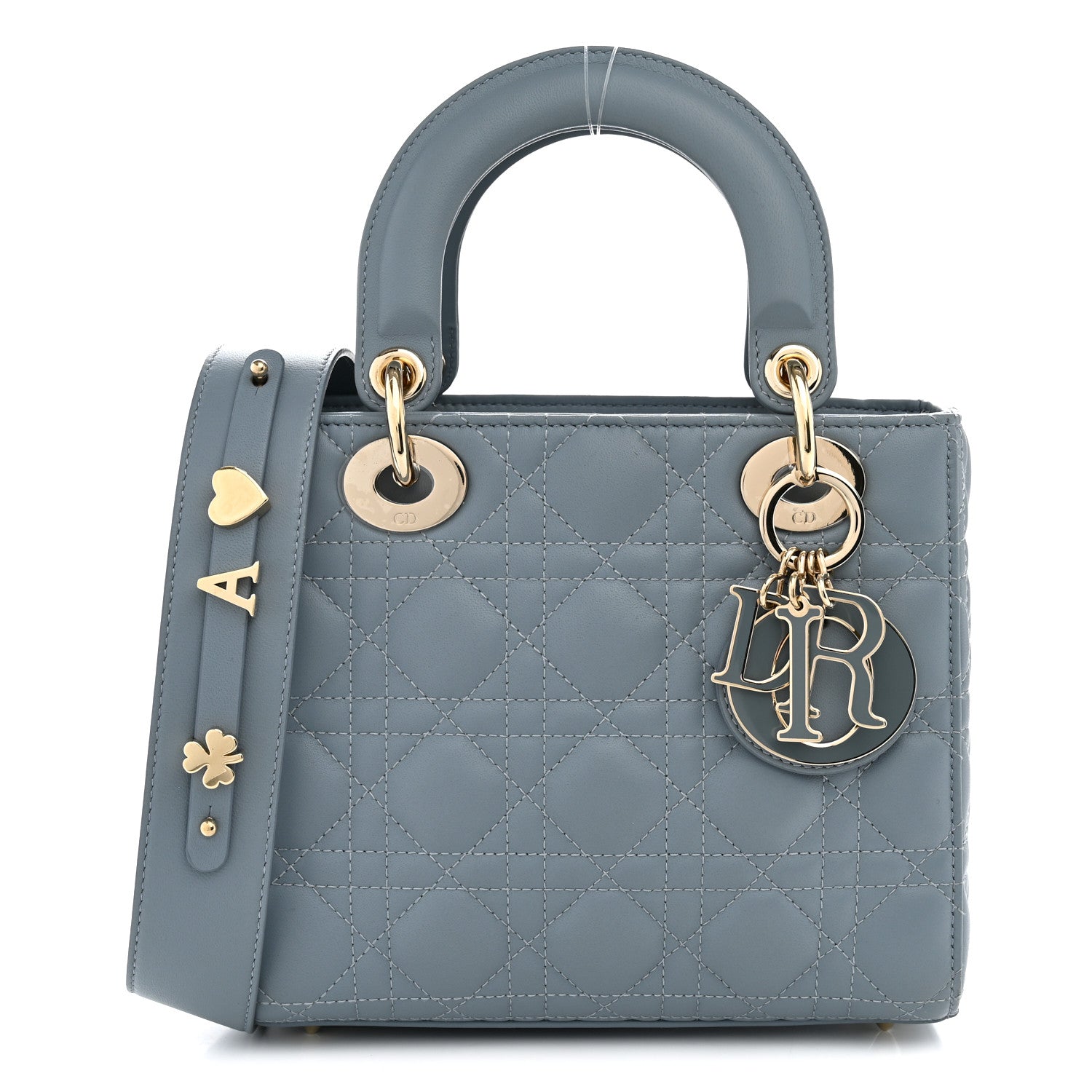 Christian Dior Lambskin Cannage Small My ABCDior Lady Dior Cloud Blue 1 of 8