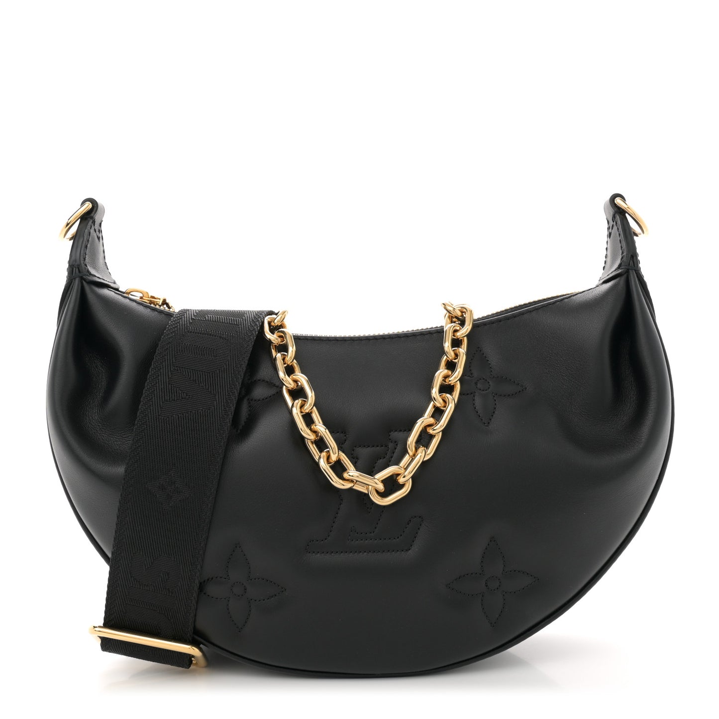 Calfskin Bubblegram Over The Moon Black