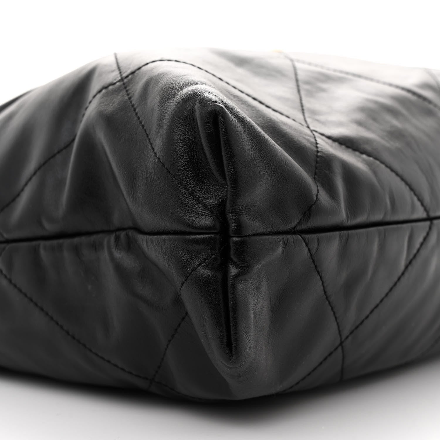 Chanel Shiny Calfskin Quilted Chanel 22 Black 10 of 12