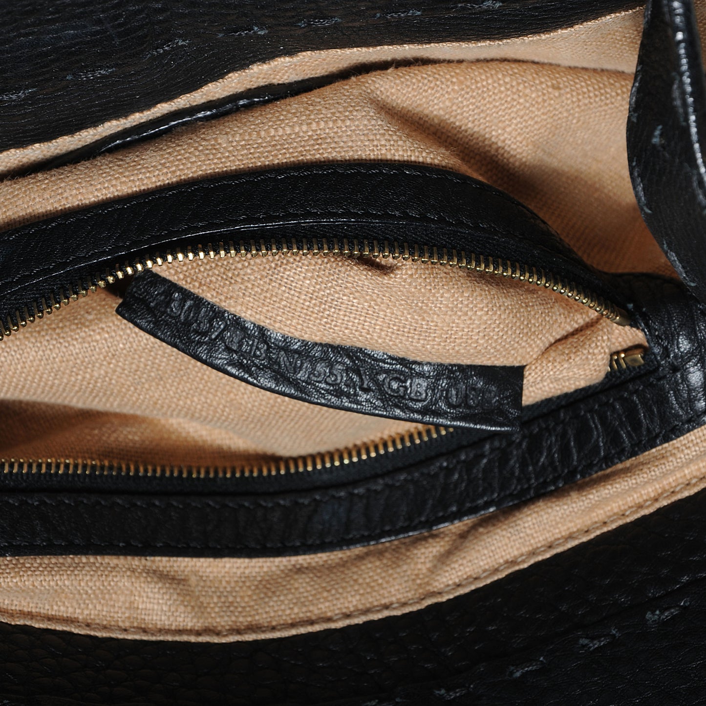Calfskin Romano Selleria Borghese Tote Black