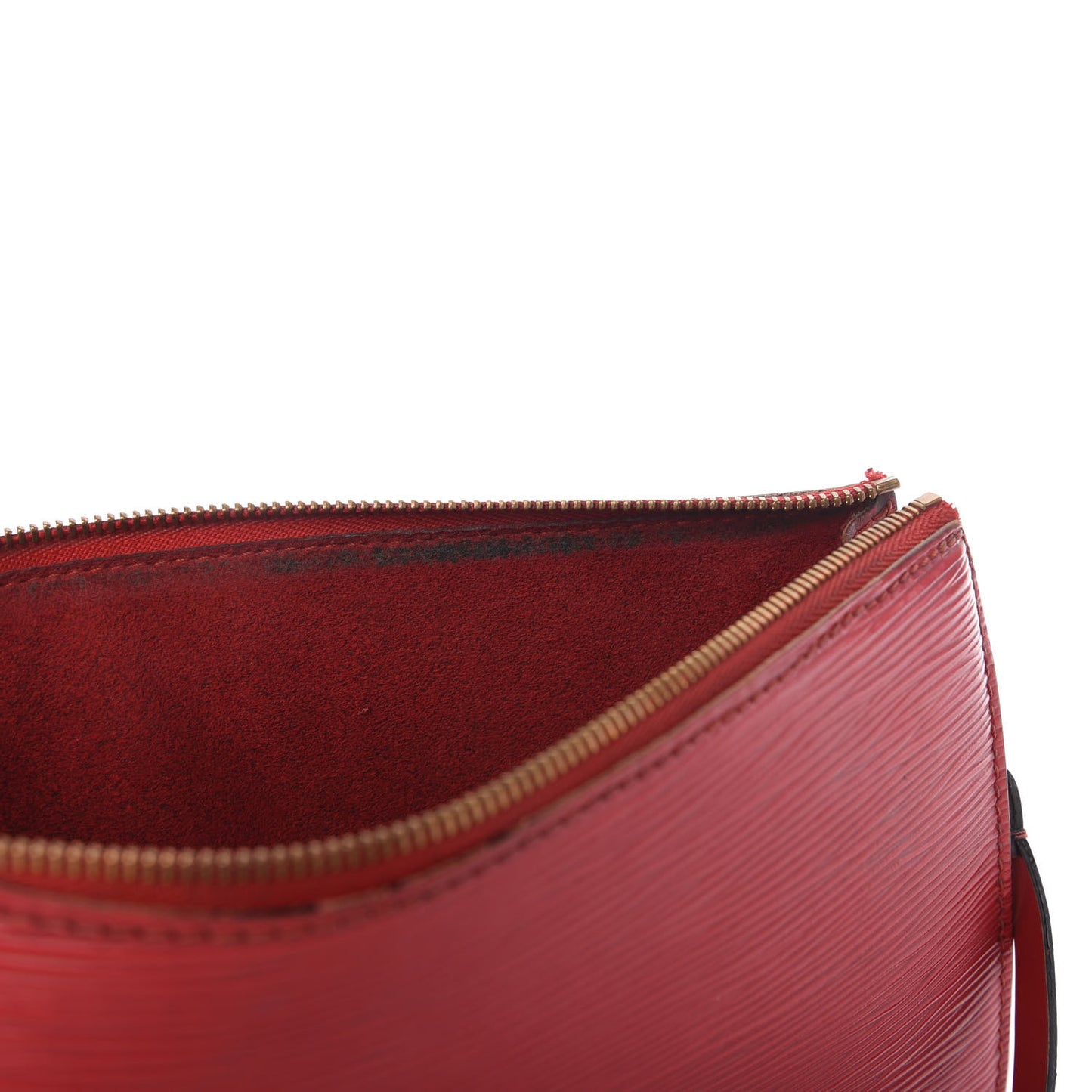 Epi Pochette Accessories 24 Castillan Red