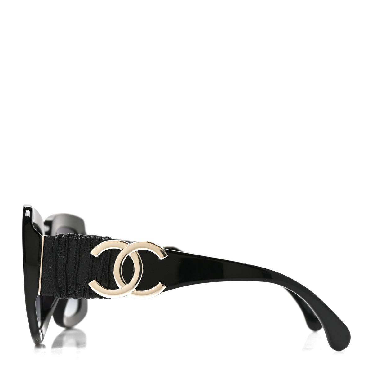 Chanel Acetate Calfskin Square Sunglasses 5474-Q-A Black 3 of 7