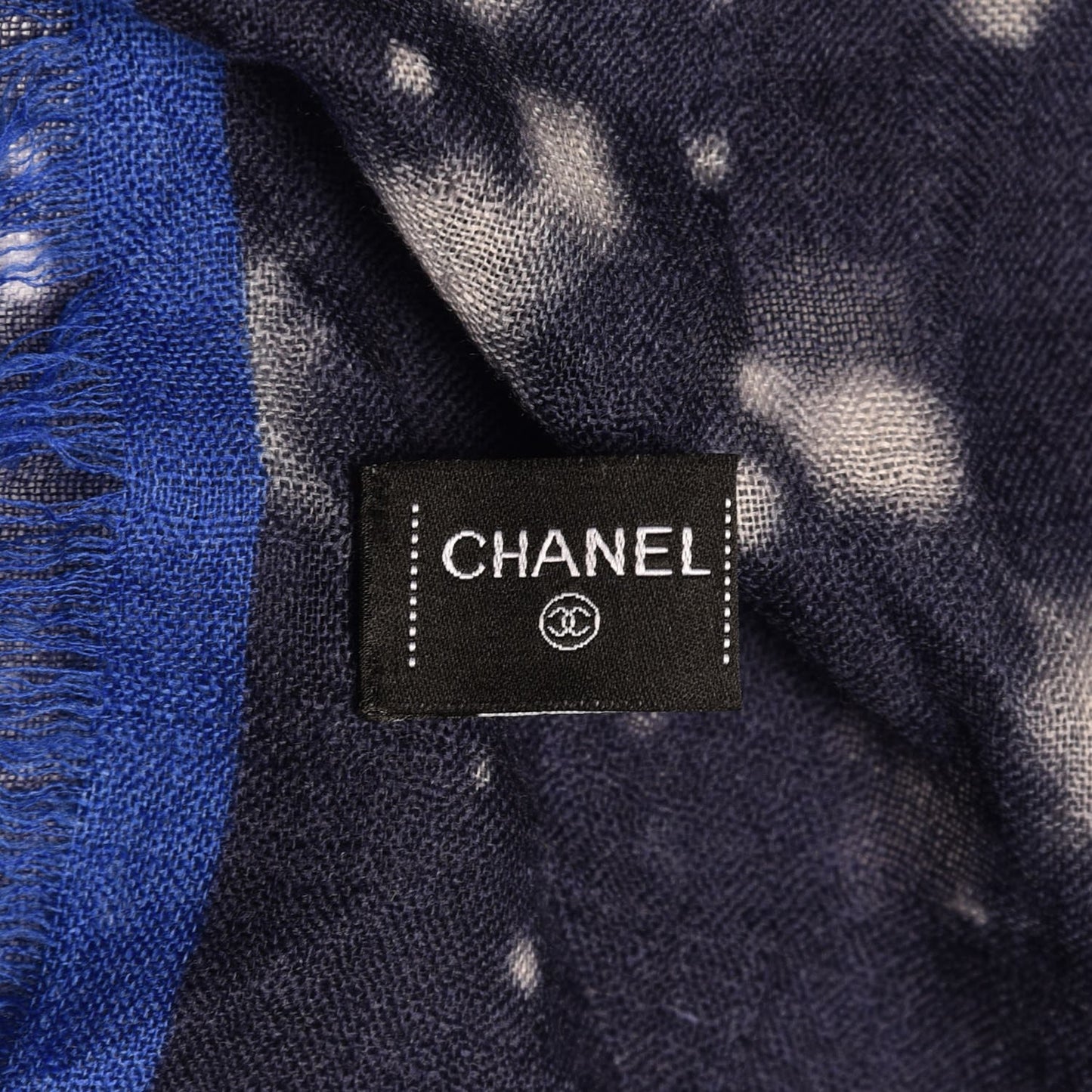 Cashmere CC Square Scarf Blue