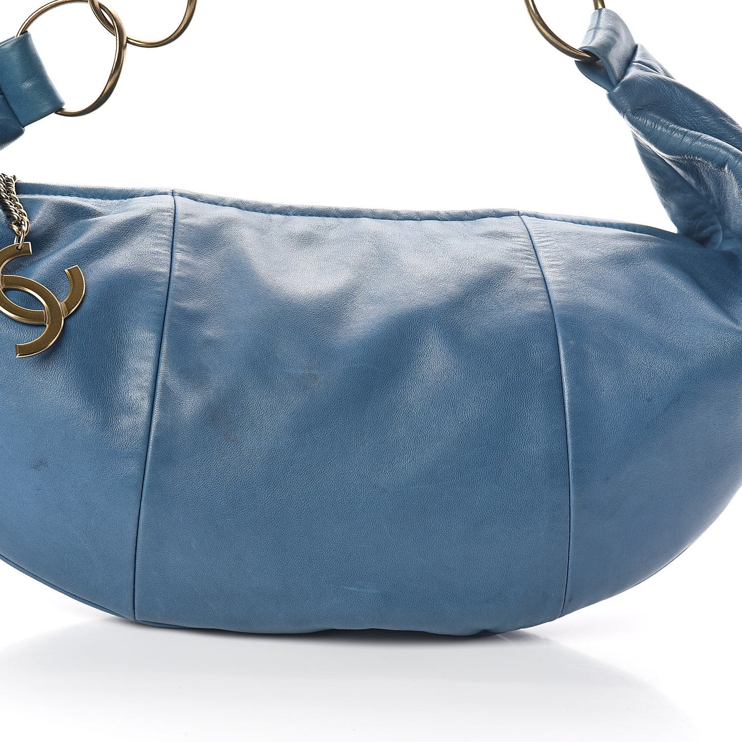Lambskin Small Chain Shoulder Bag Turquoise