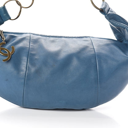 Chanel Lambskin Small Chain Shoulder Bag Turquoise 8 of 10