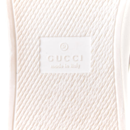 Gucci Calfskin Blooms Print Womens Slip On Sneakers 38.5 Gold Multicolor Dry Rose 8 of 11