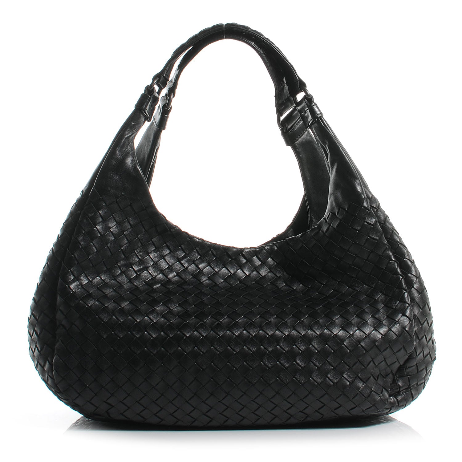 Bottega Veneta Intrecciato Nappa Campana Nero Black 1 of 8