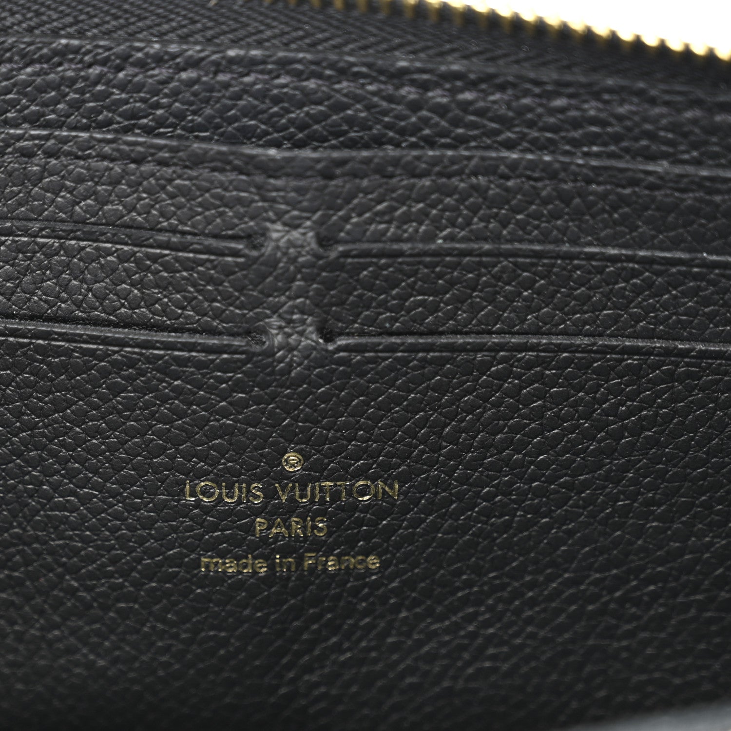 Louis Vuitton Empreinte Clemence Wallet Black 6 of 9