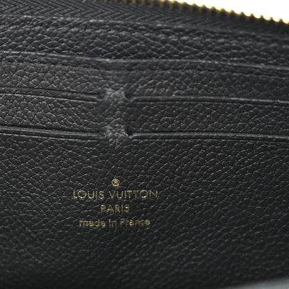 Louis Vuitton Empreinte Clemence Wallet Black 6 of 9